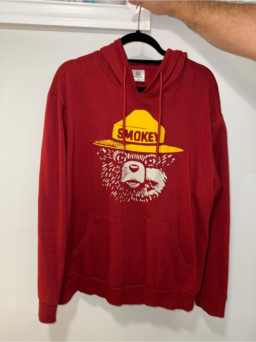 Sonoma Smokey The Bear Pullover Hoodie
